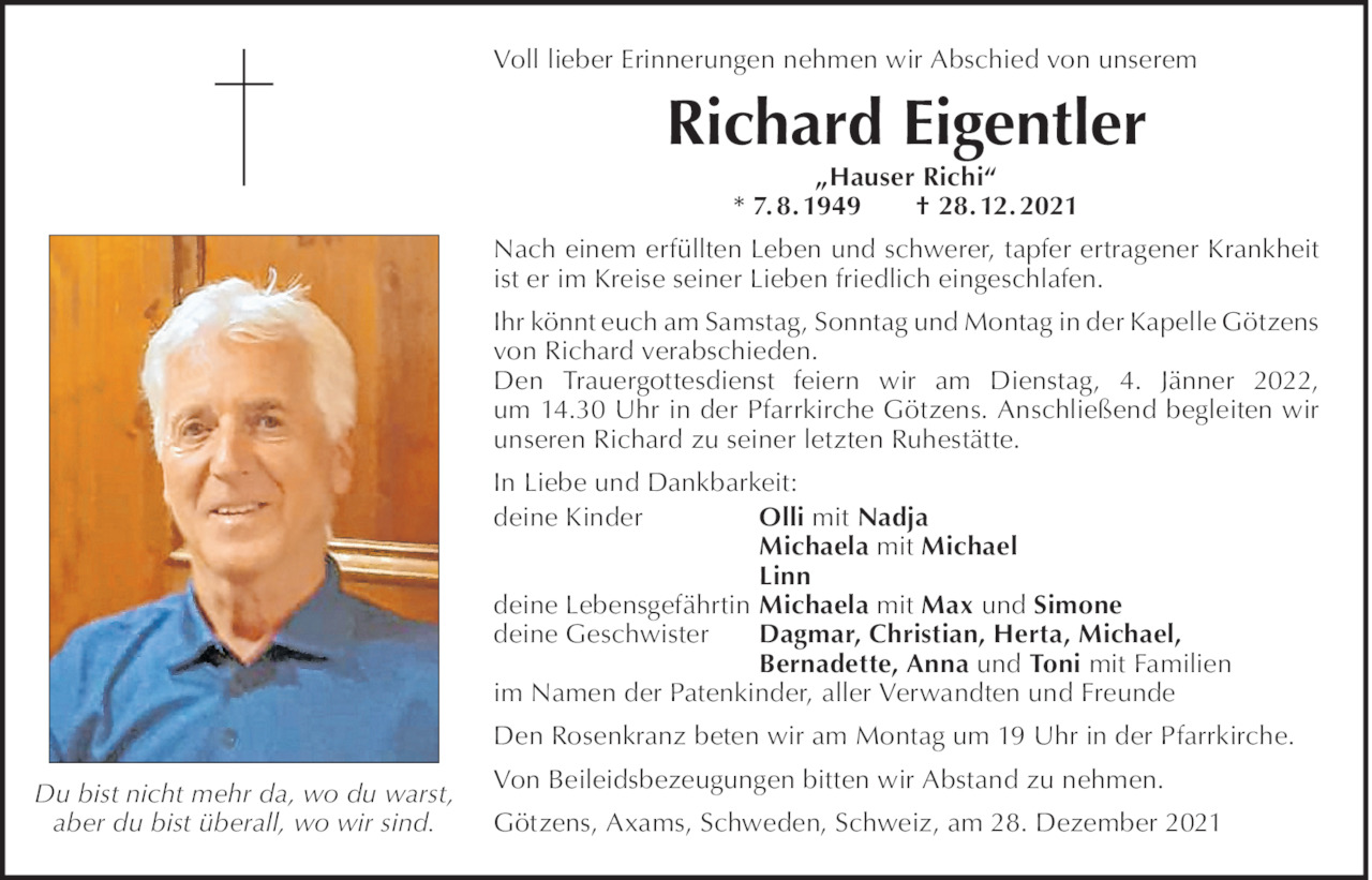 Richard Eigentler Bild