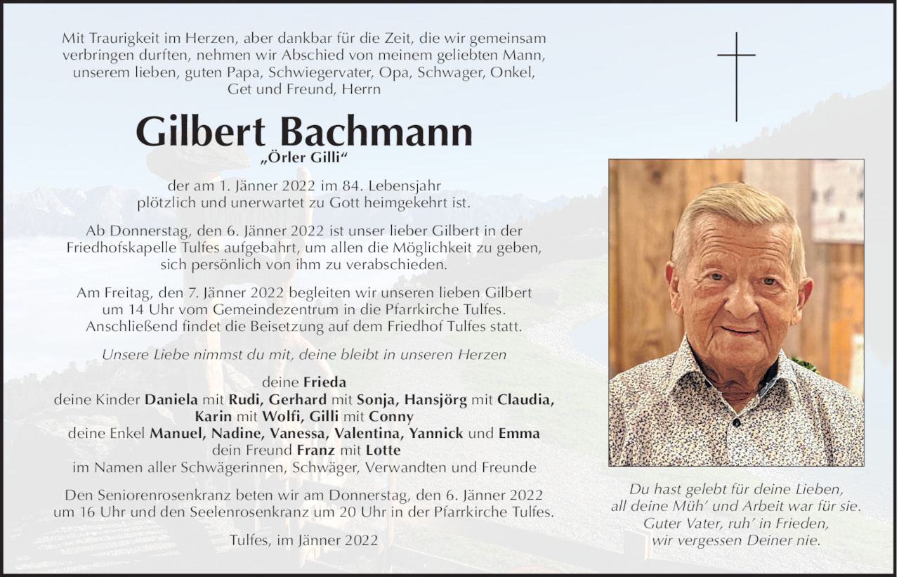 Gilbert Bachmann Bild