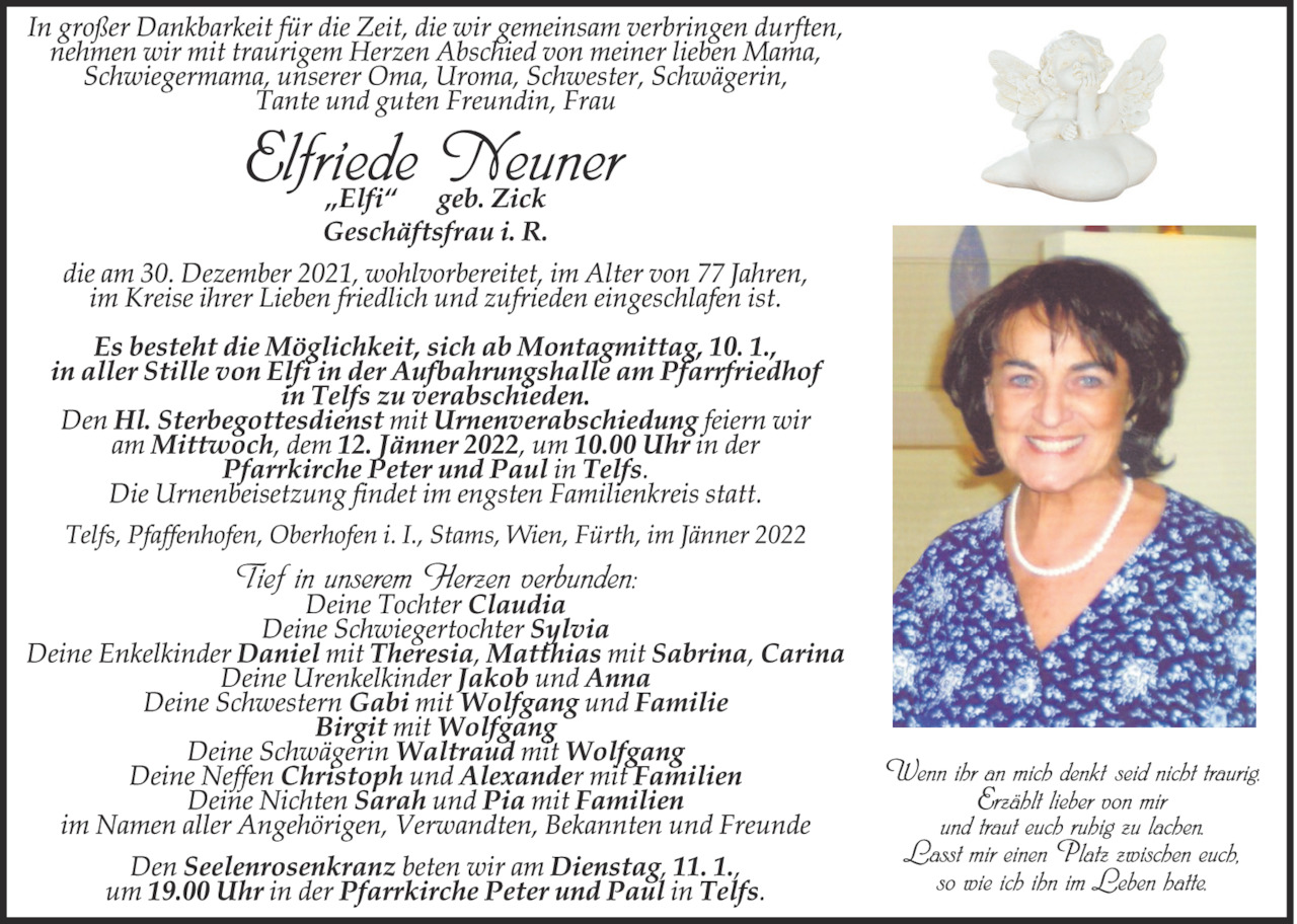 Elfriede Neuner Bild