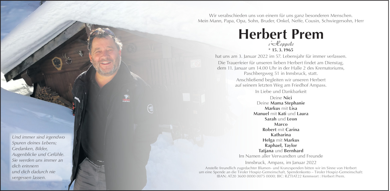 Herbert Prem Bild