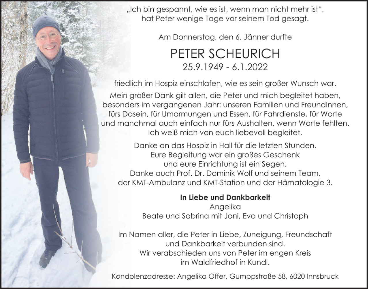 Peter  Scheurich Bild