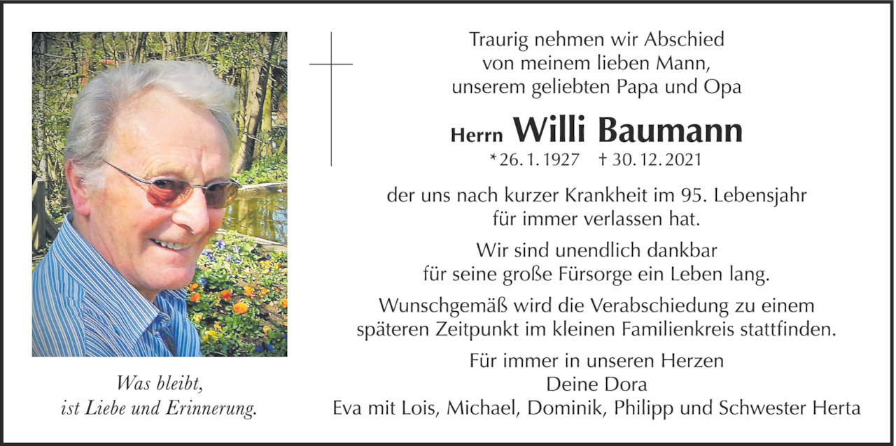 Willi Baumann Bild