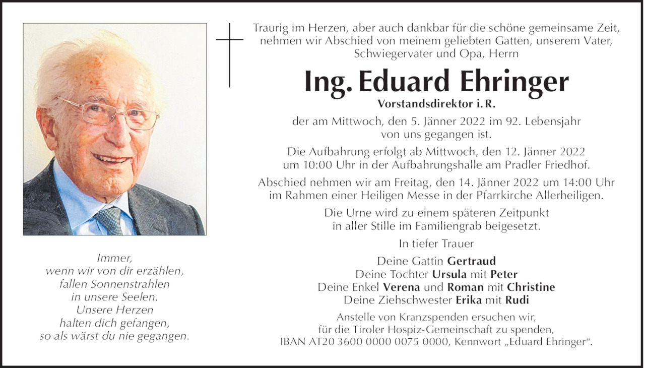 Eduard Ehringer Bild