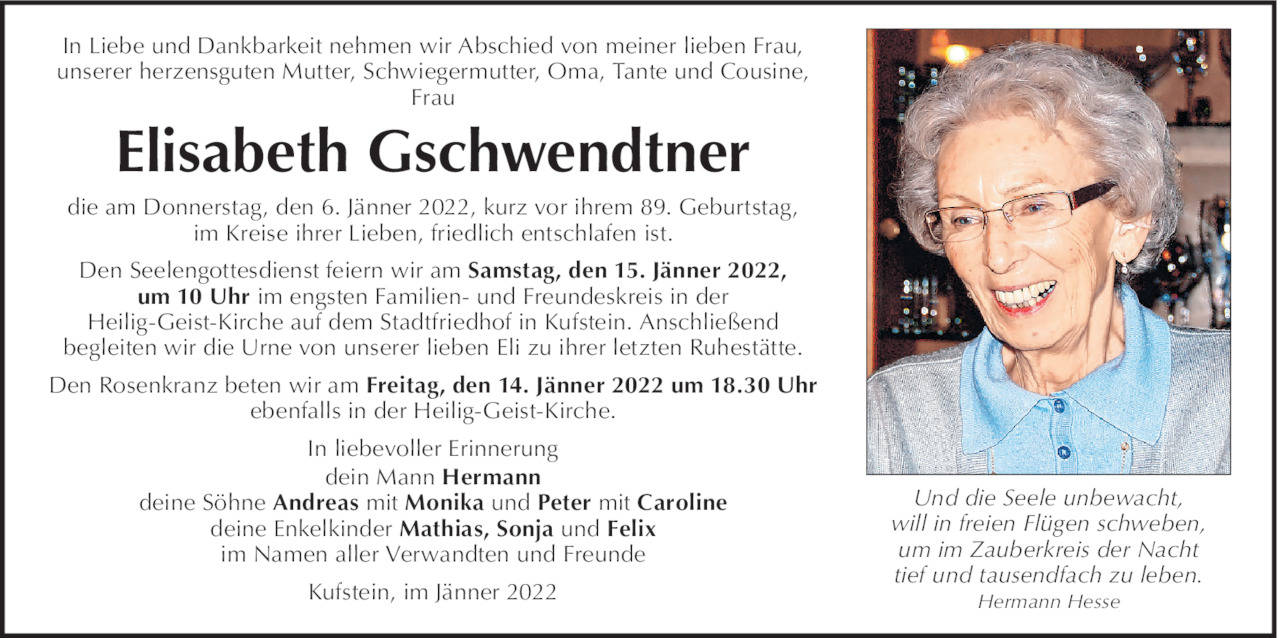 Elisabeth Gschwendtner Bild