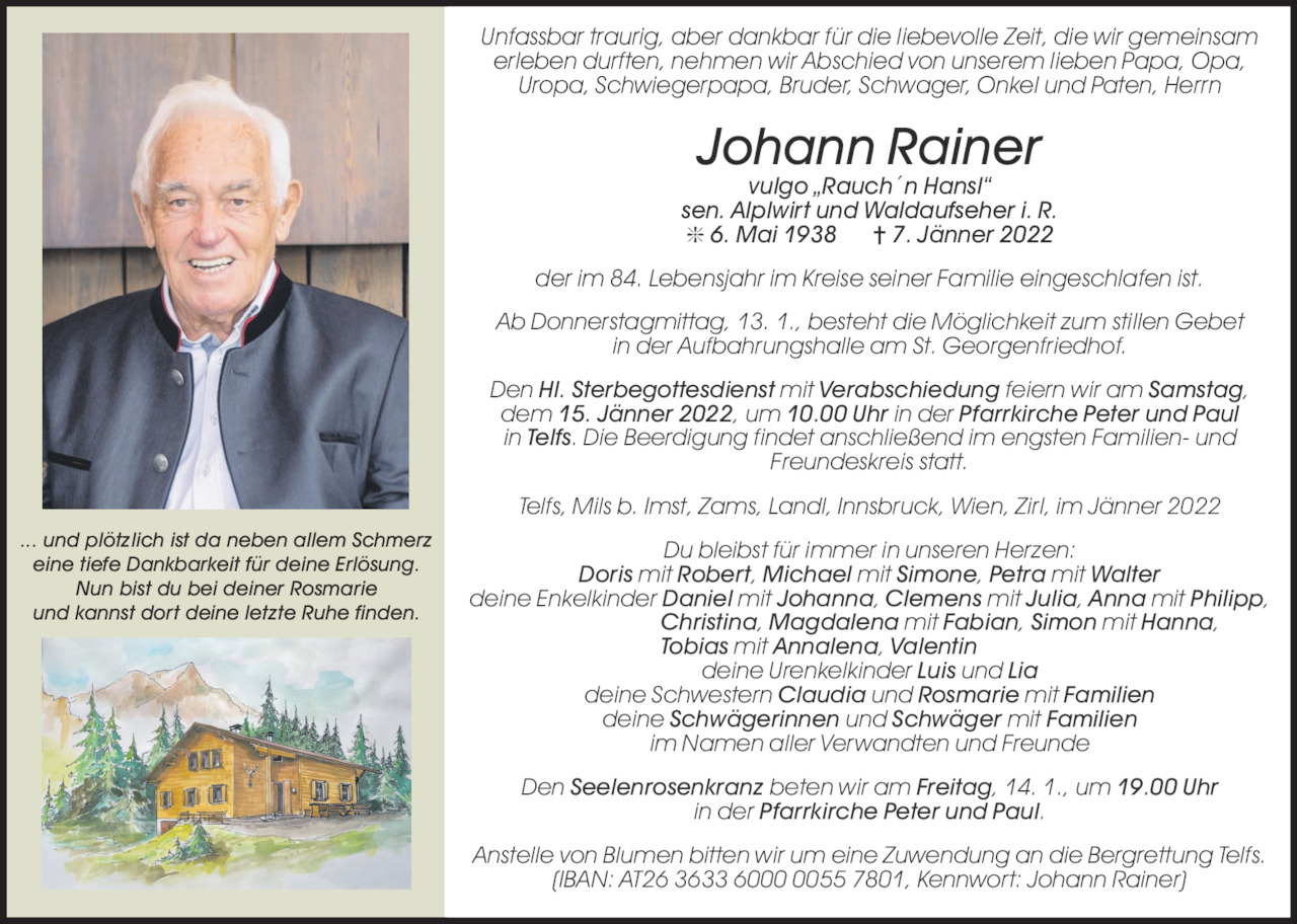 Johann Rainer Bild