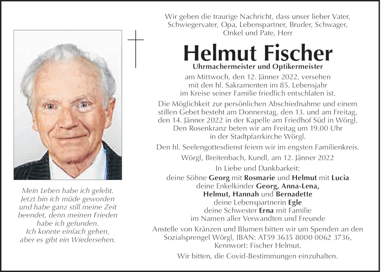 Helmut Fischer Bild