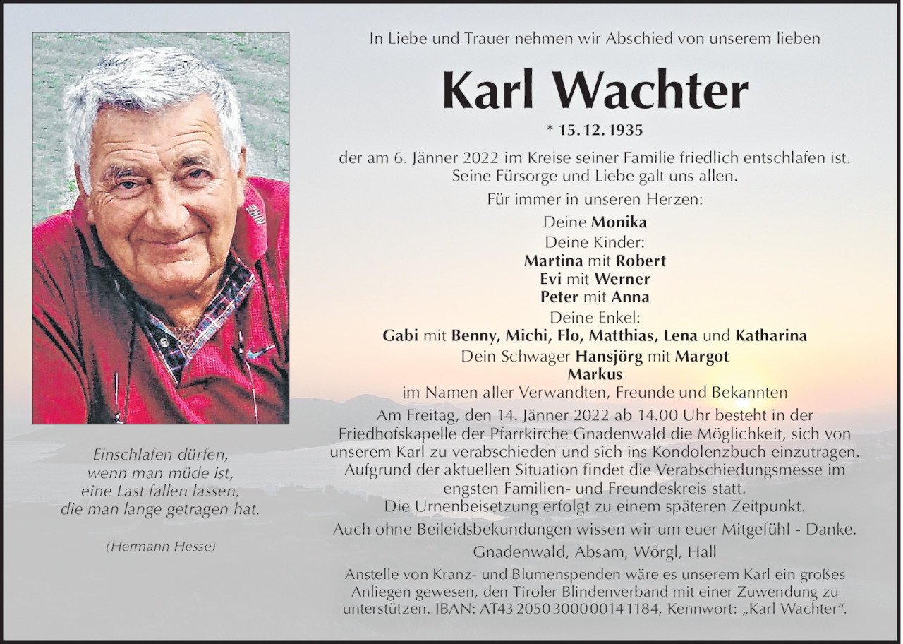 Karl  Wachter Bild