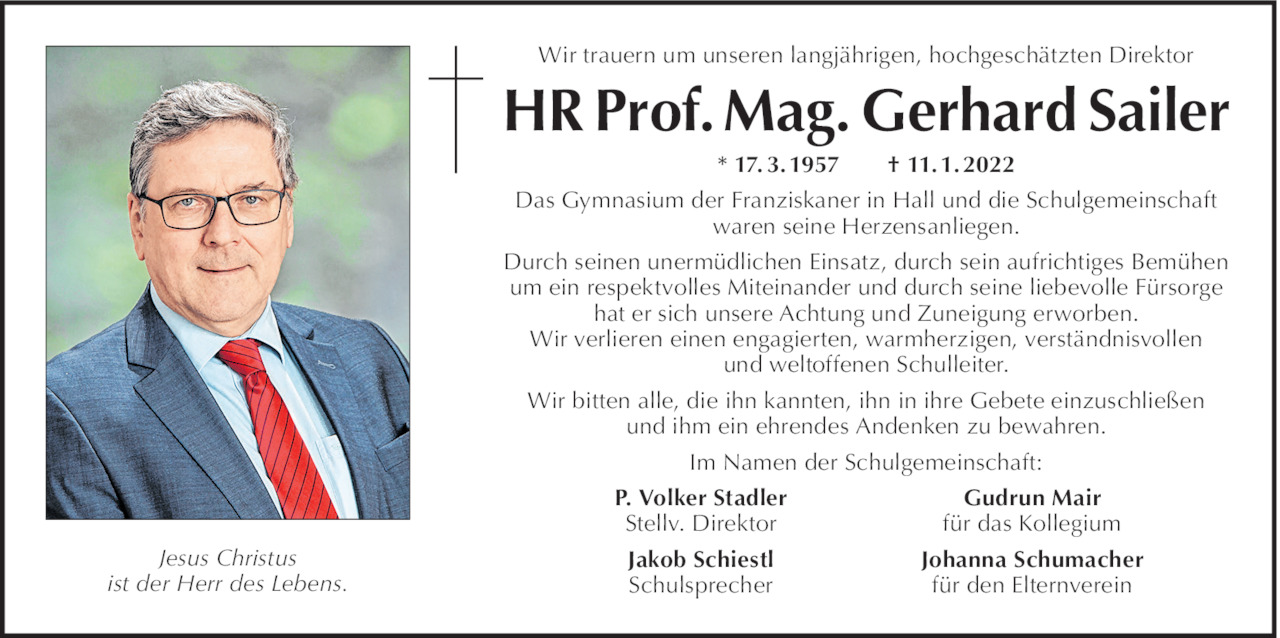 Gerhard Sailer Bild
