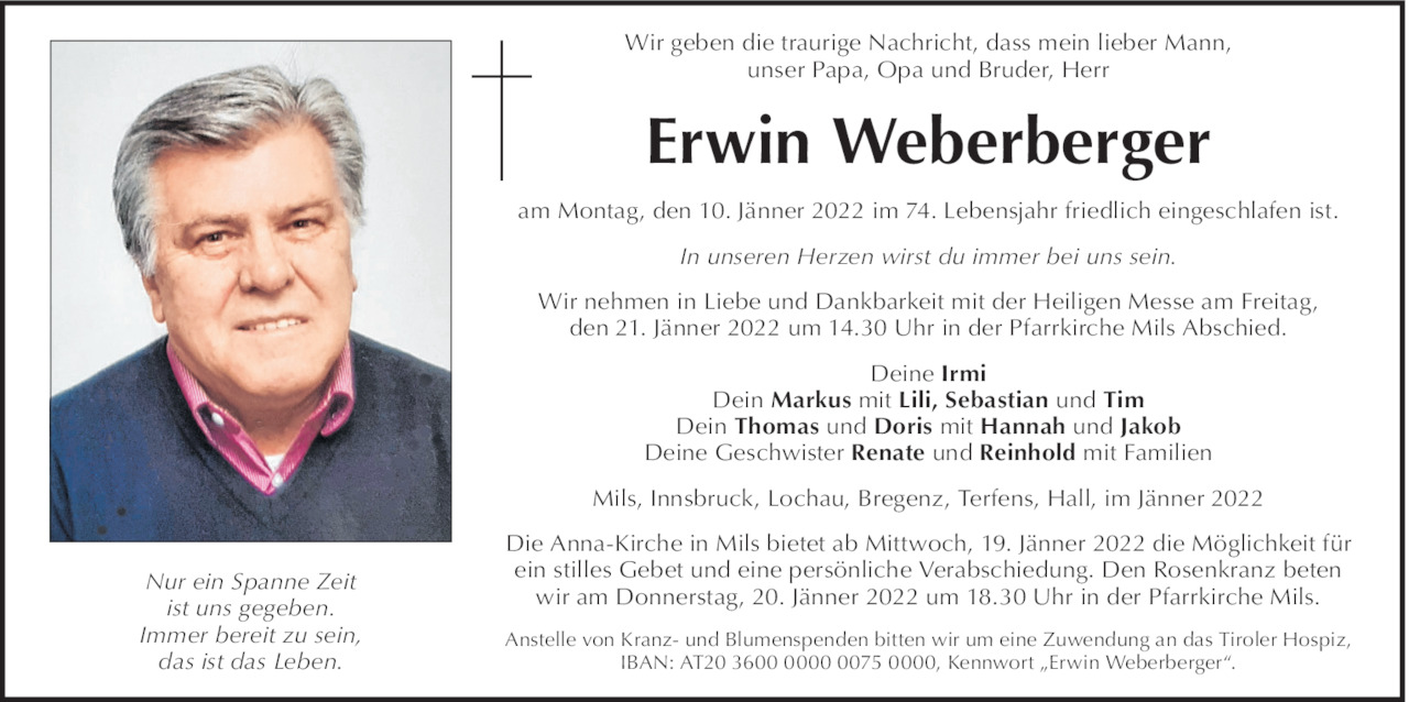 Erwin Weberberger Bild