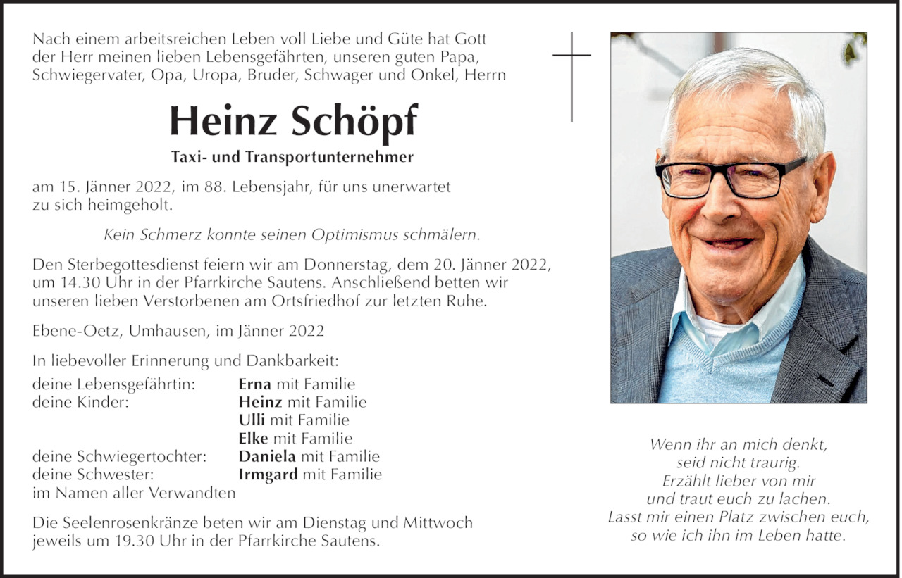 Heinz Schöpf Bild