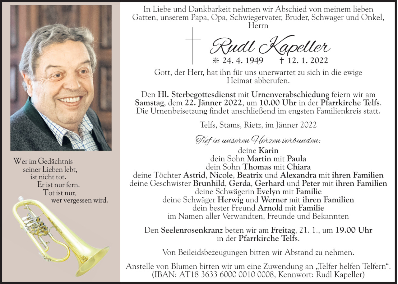 Rudl  Kapeller Bild