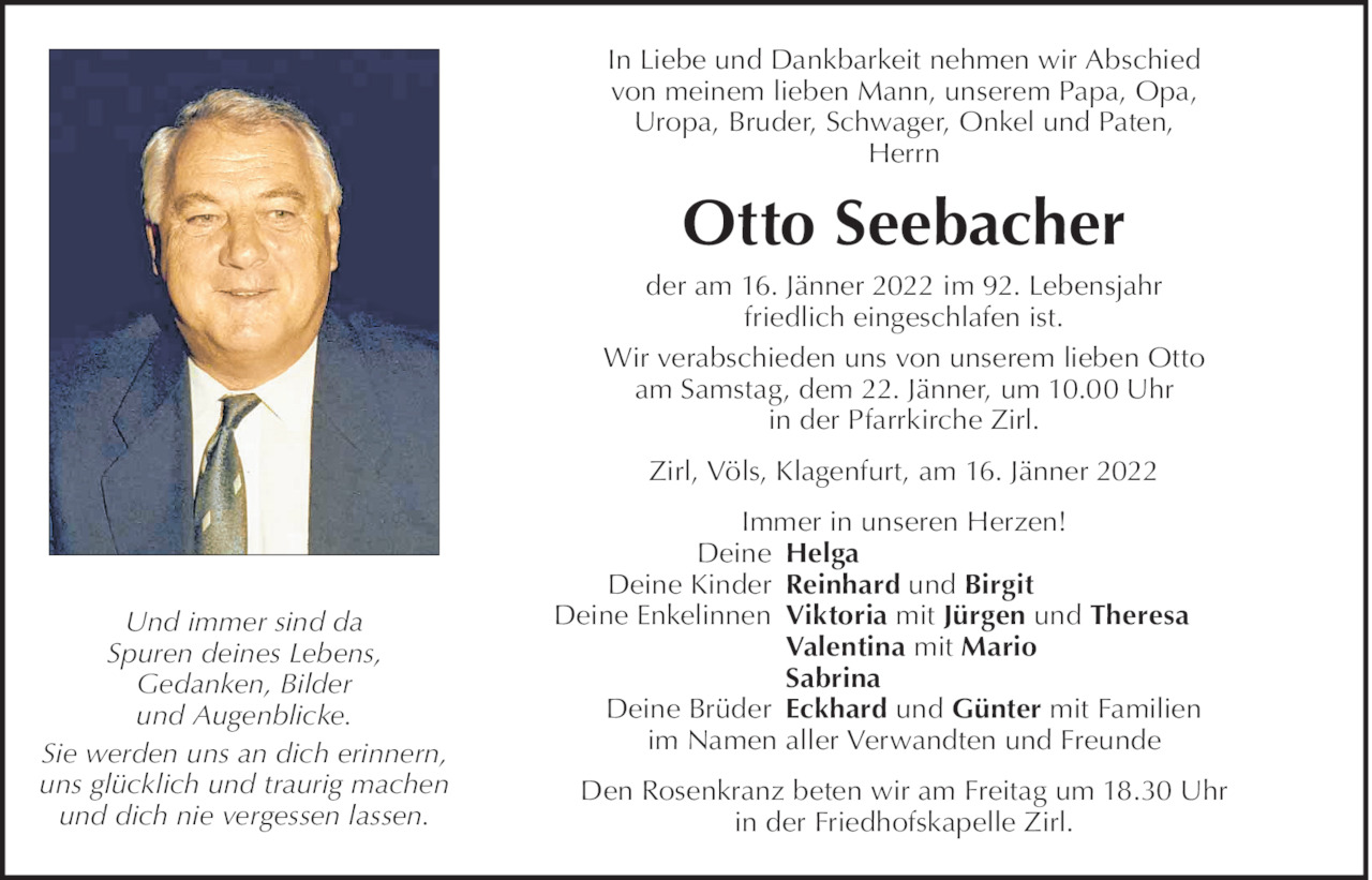 Otto Seebacher Bild