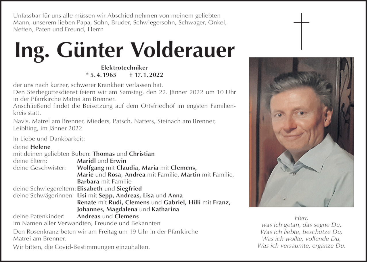 Günter Volderauer Bild