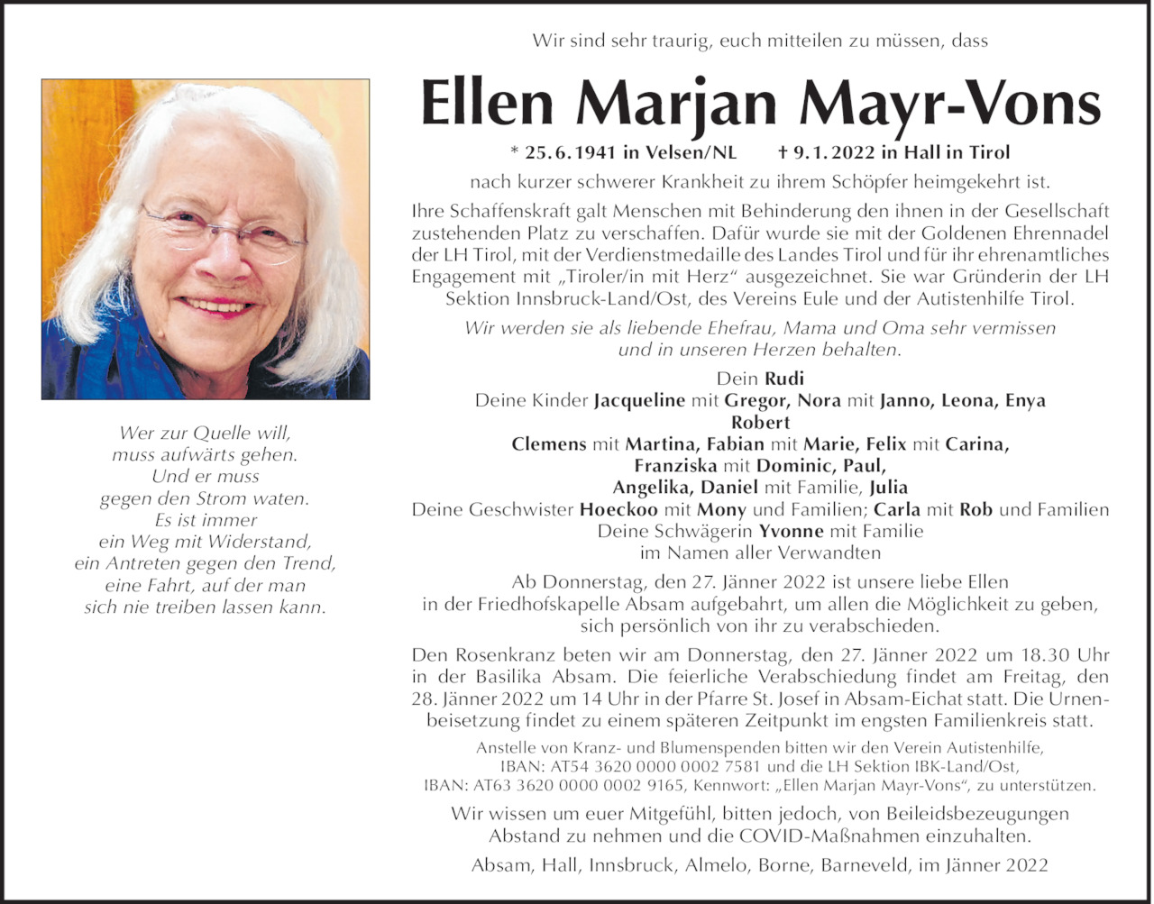 Ellen Marjan Mayr-Vons Bild