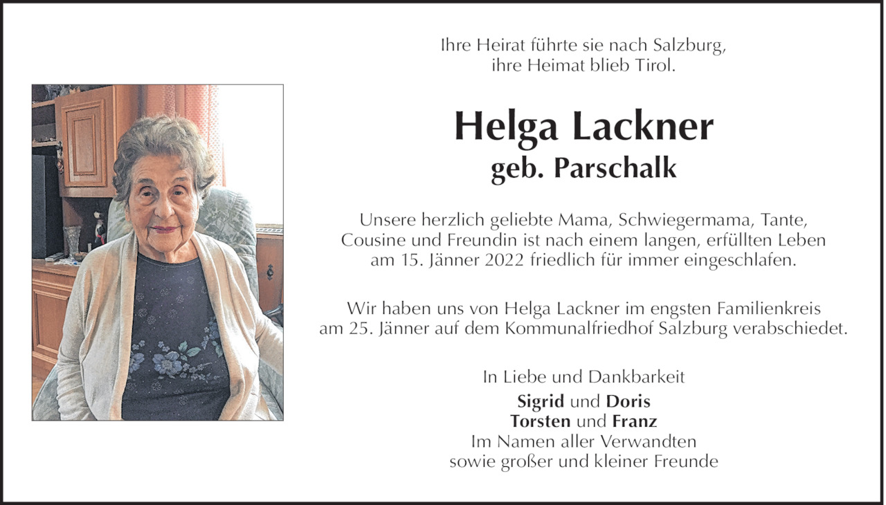 Helga Lackner Bild