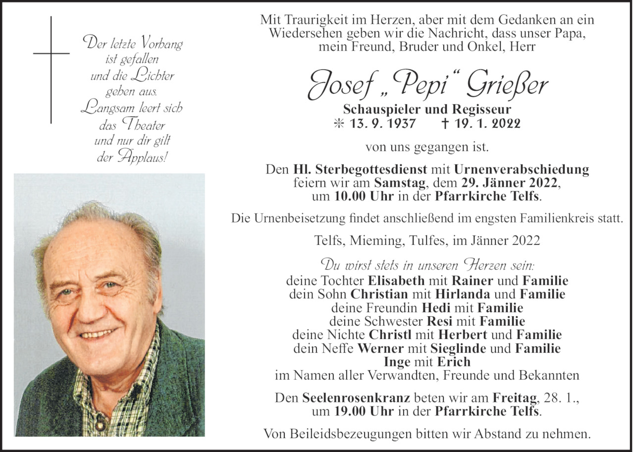 Josef Grießer Bild