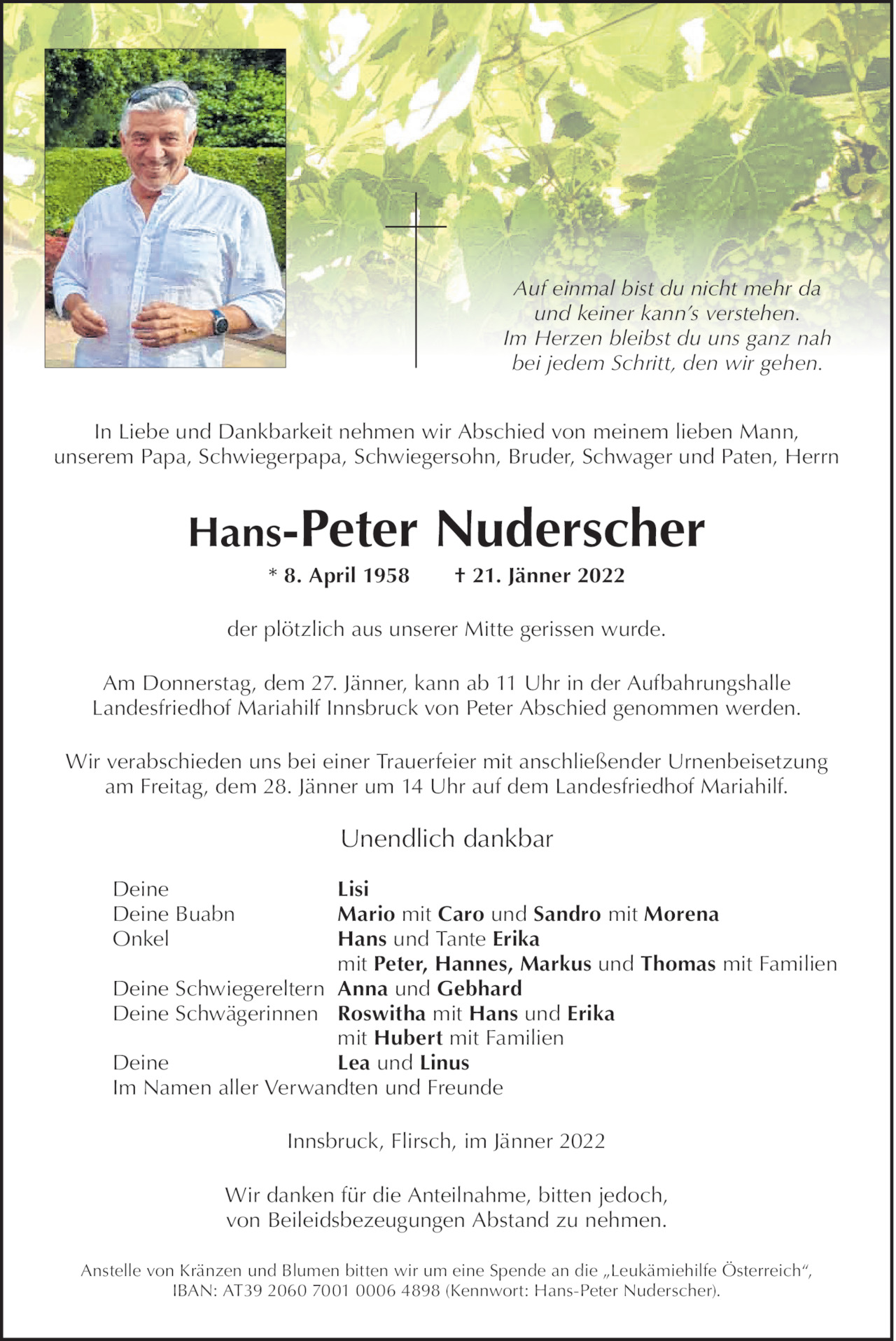 Hans-Peter Nuderscher Bild