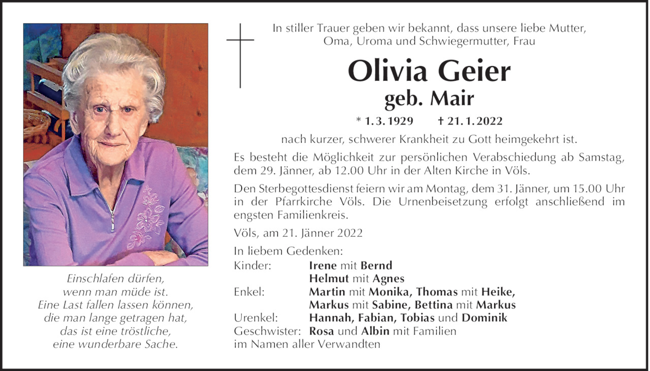 Olivia Geier Bild