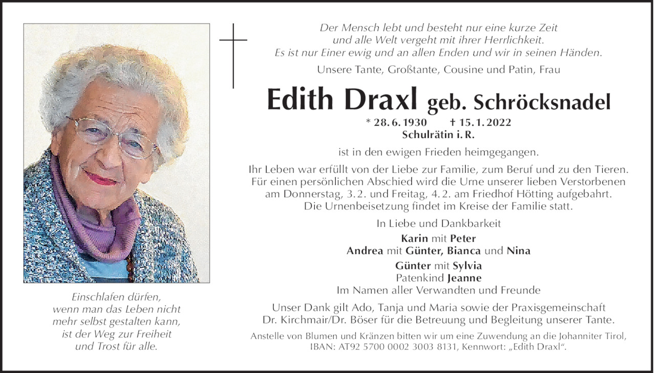 Edith Draxl Bild