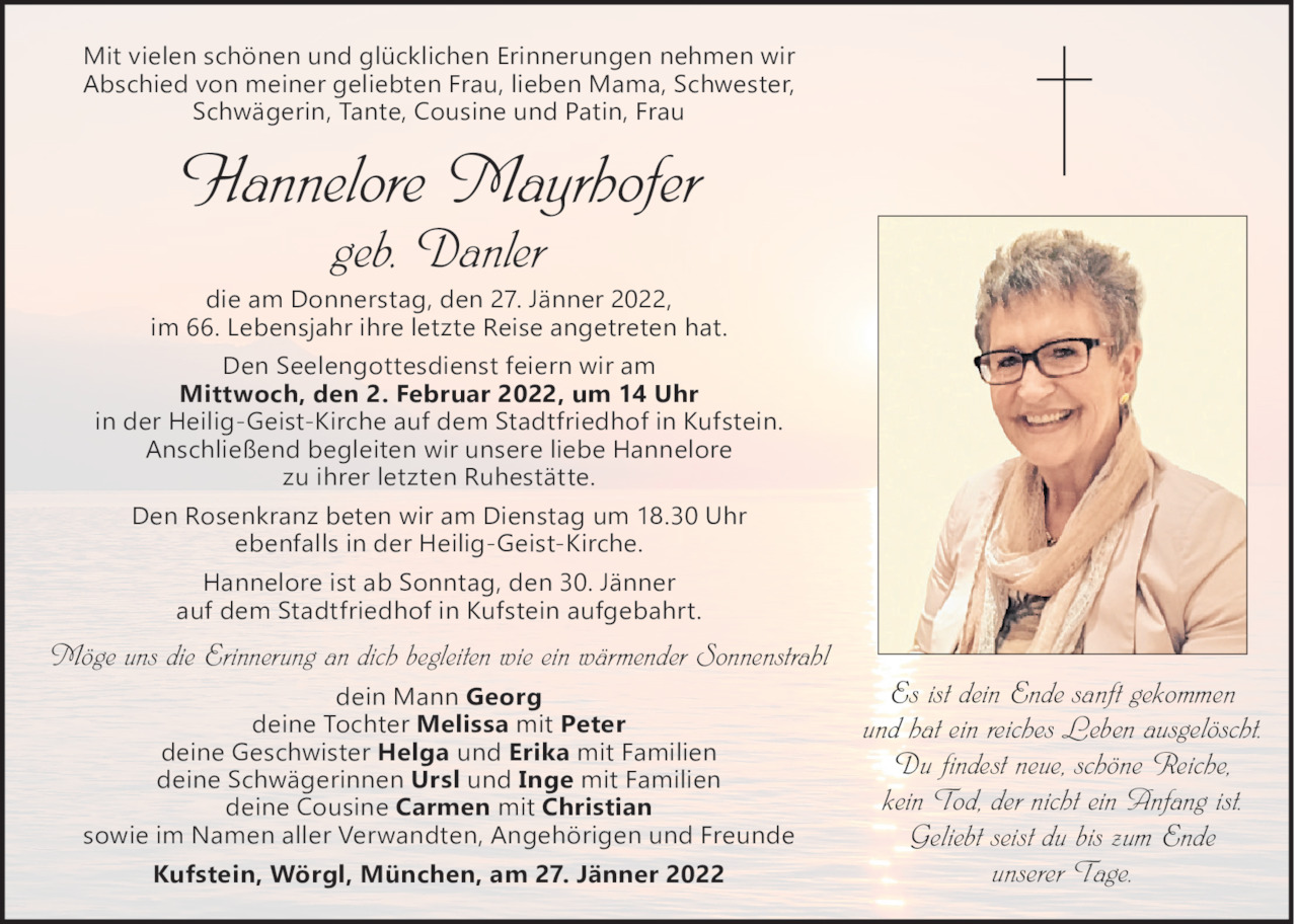 Hannelore Mayrhofer Bild