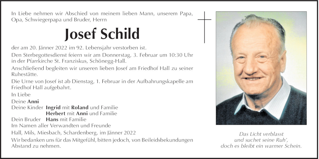 Josef Schild Bild