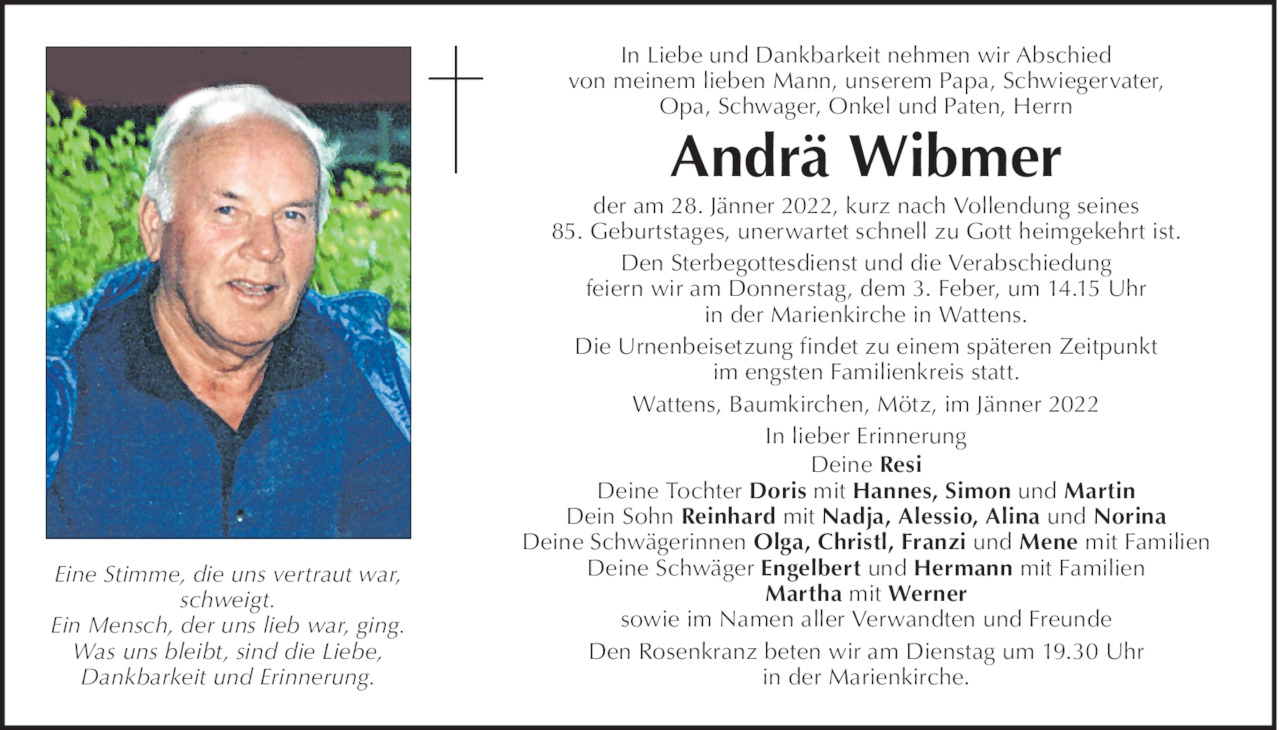 Andrä Wibmer Bild