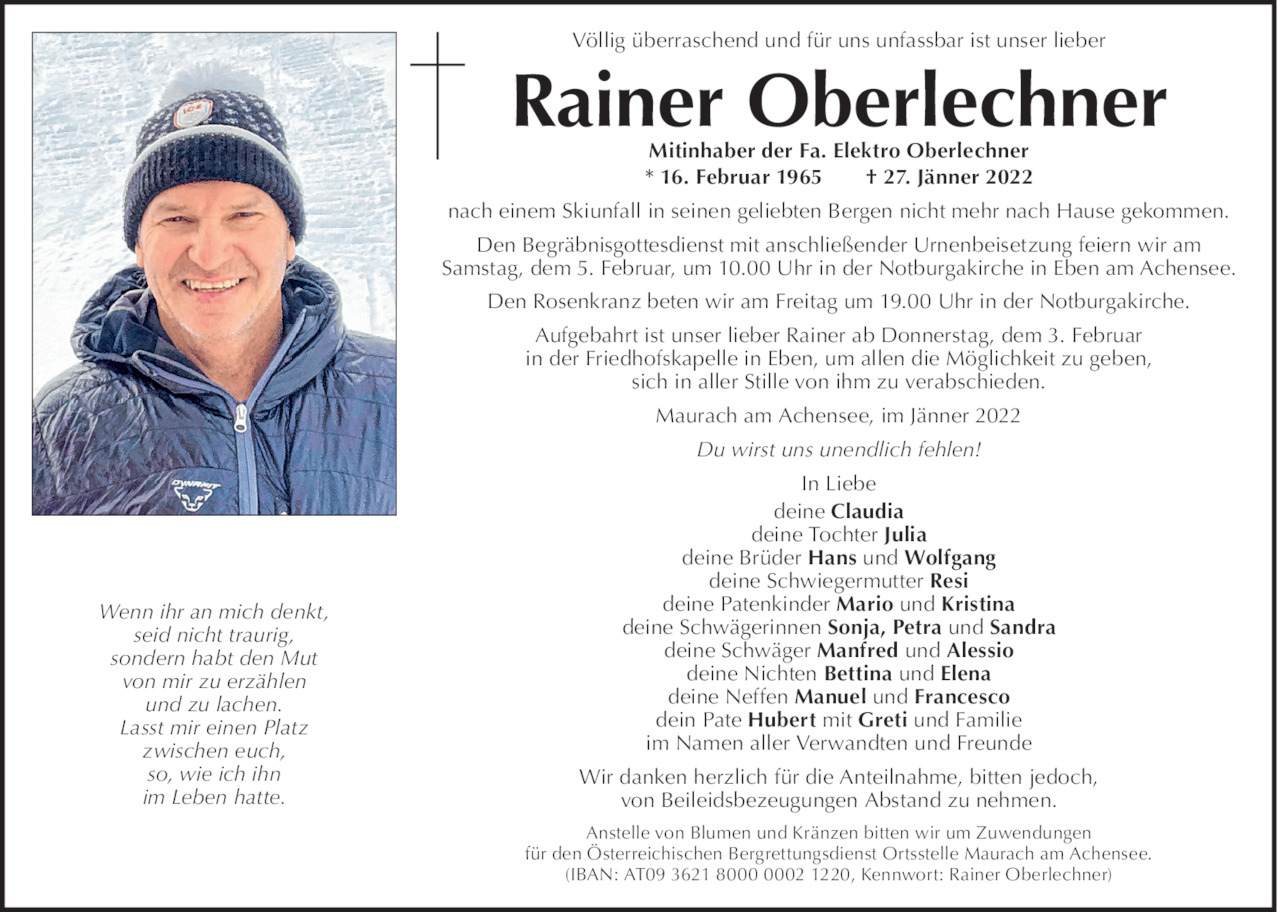 Rainer Oberlechner Bild