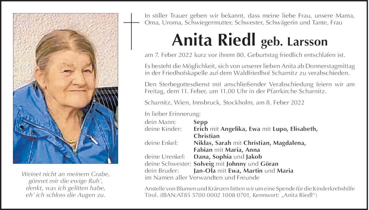 Anita Riedl  Bild