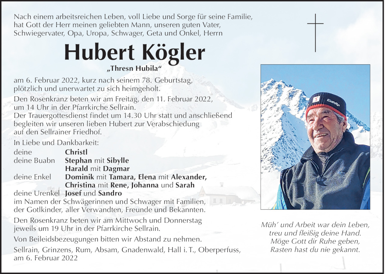 Hubert Kögler Bild