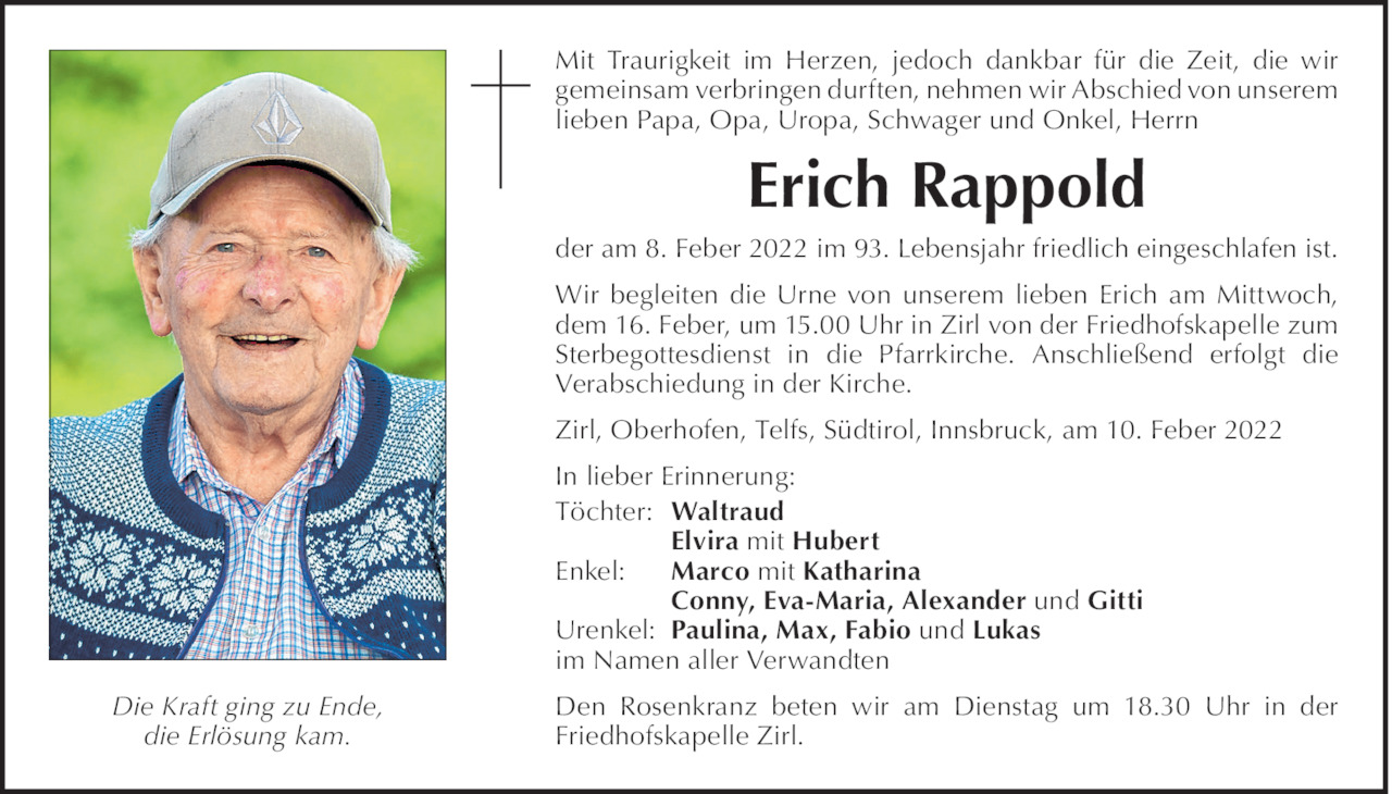 Erich Rappold Bild
