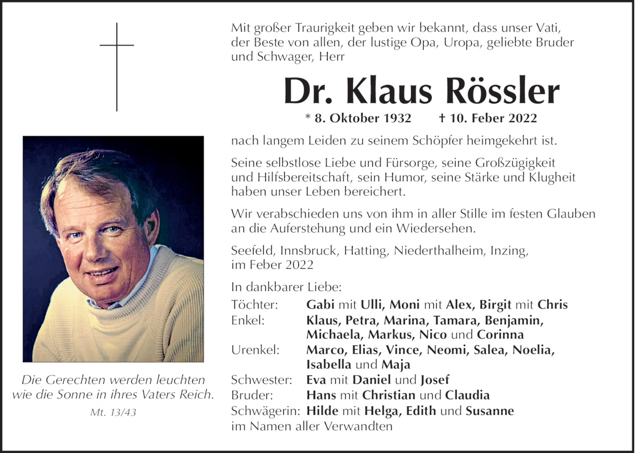 Klaus Rössler Bild