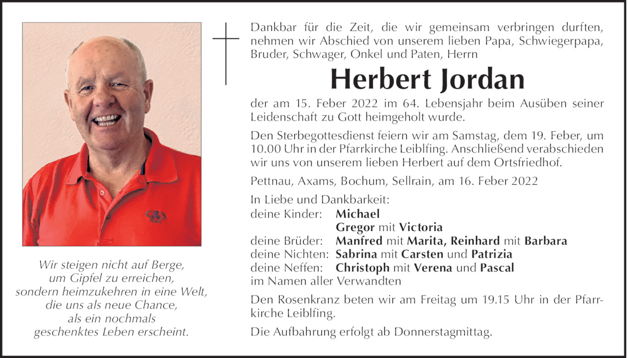 Herbert Jordan Bild