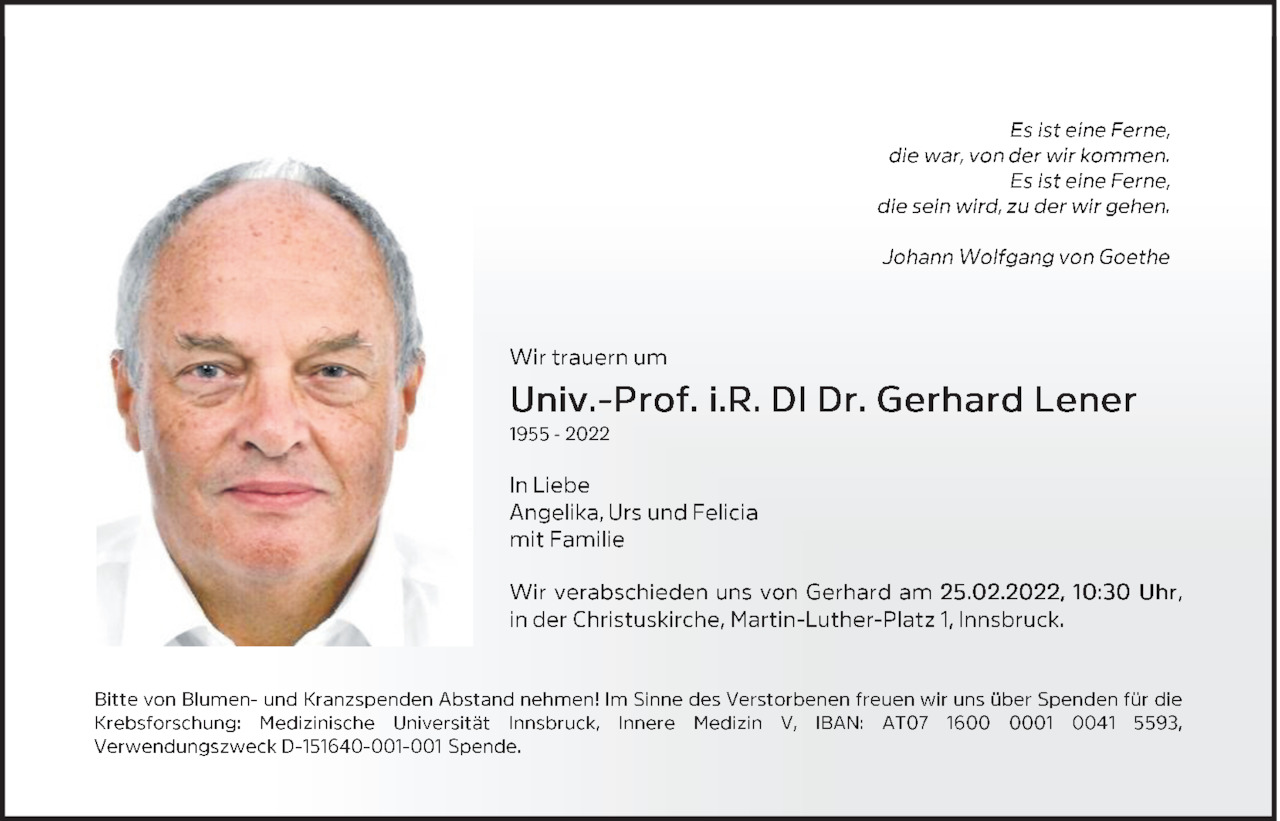 Gerhard Lener Bild