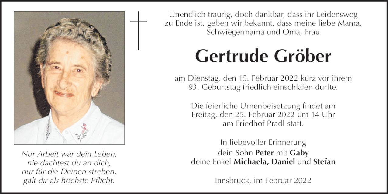 Gertrude Gröber Bild