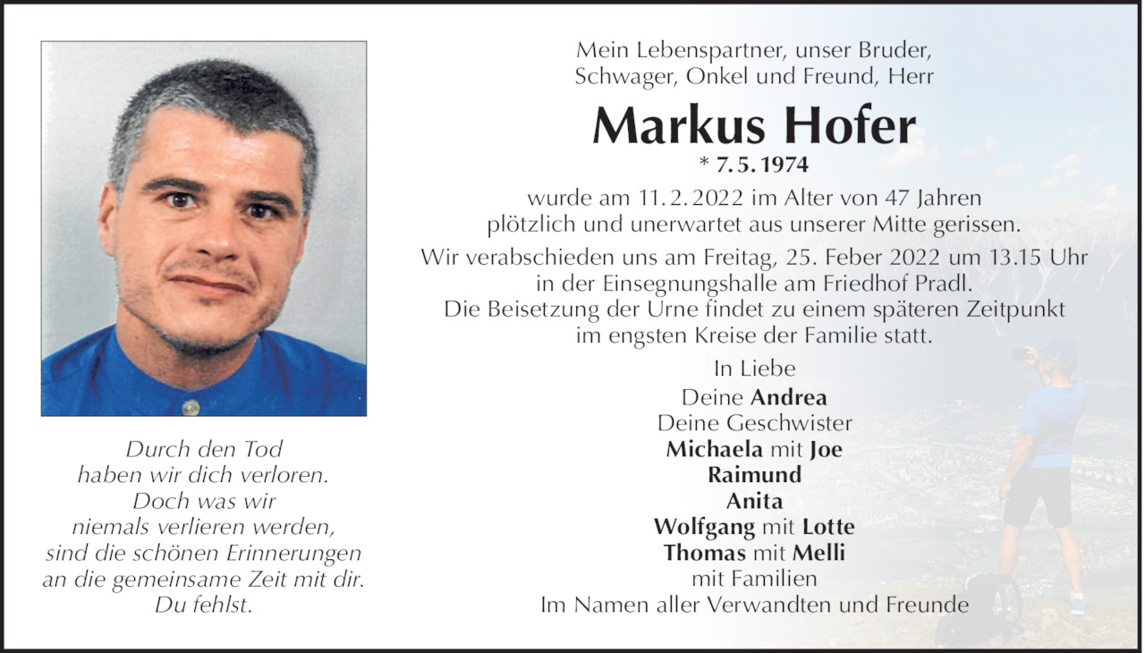 Markus Hofer Bild