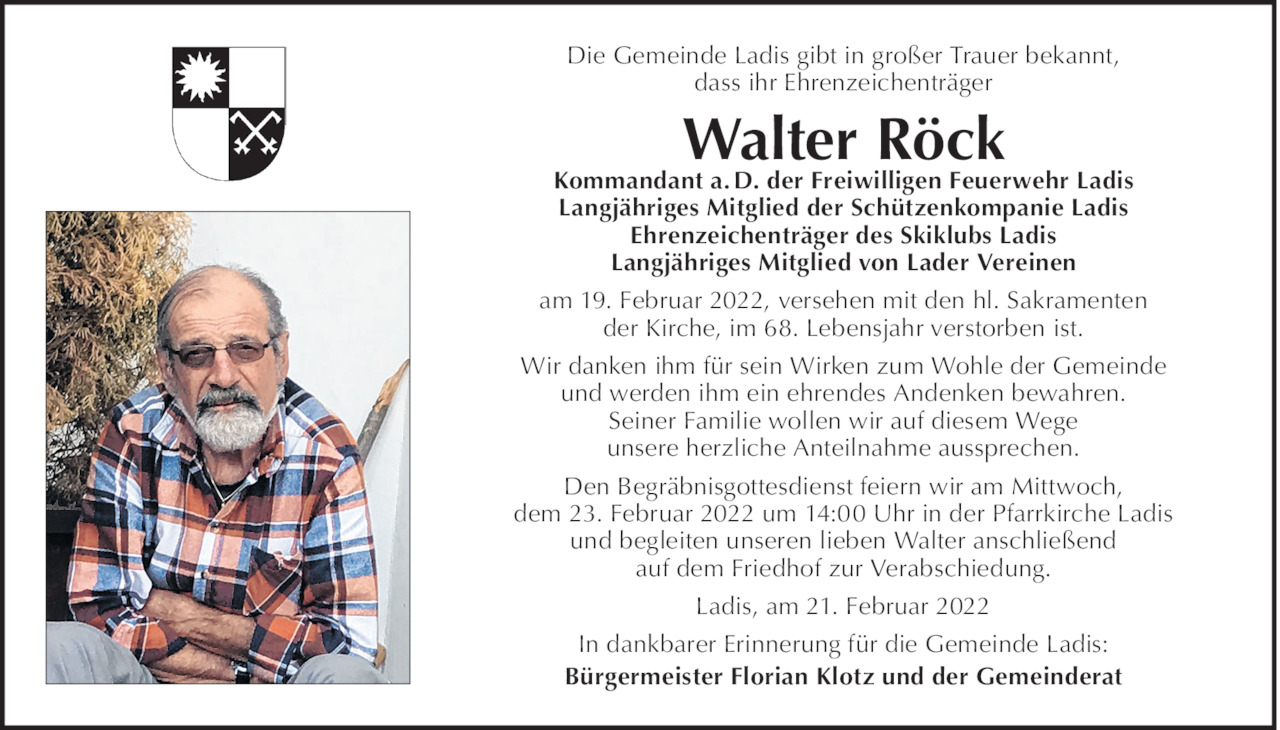 Walter Röck Bild