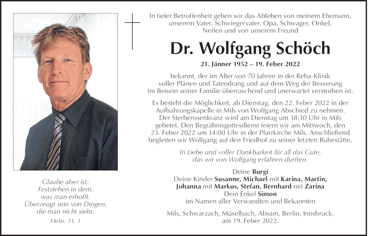 Wolfgang  Schöch Bild