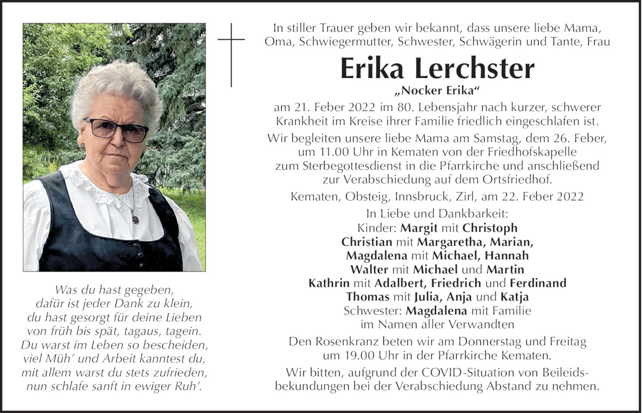 Erika Lerchster Bild