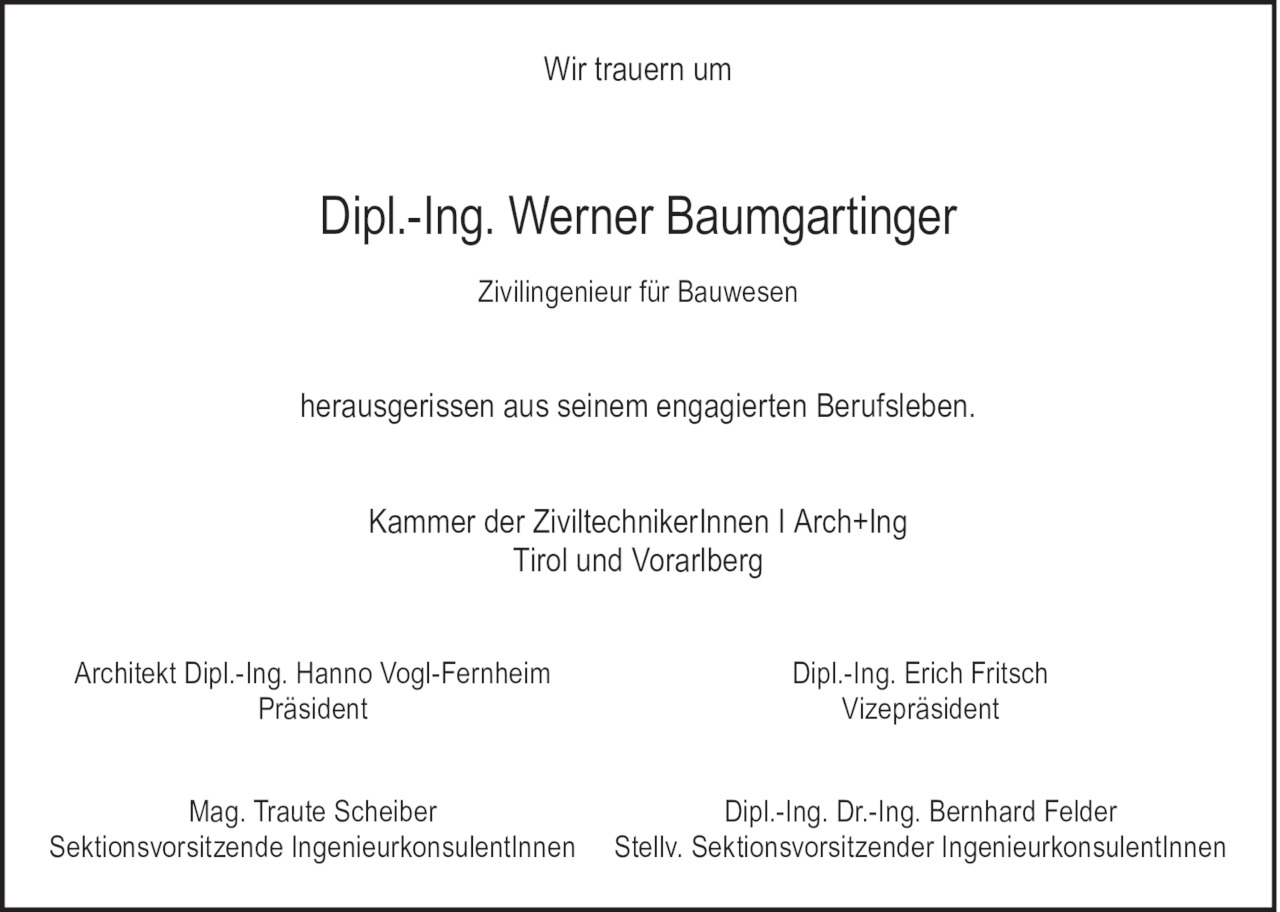 Werner Baumgartinger Bild
