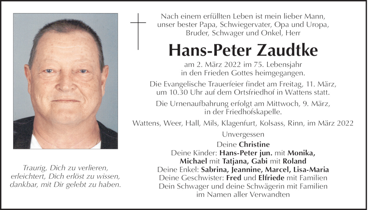 Helmut Zaudtke Bild