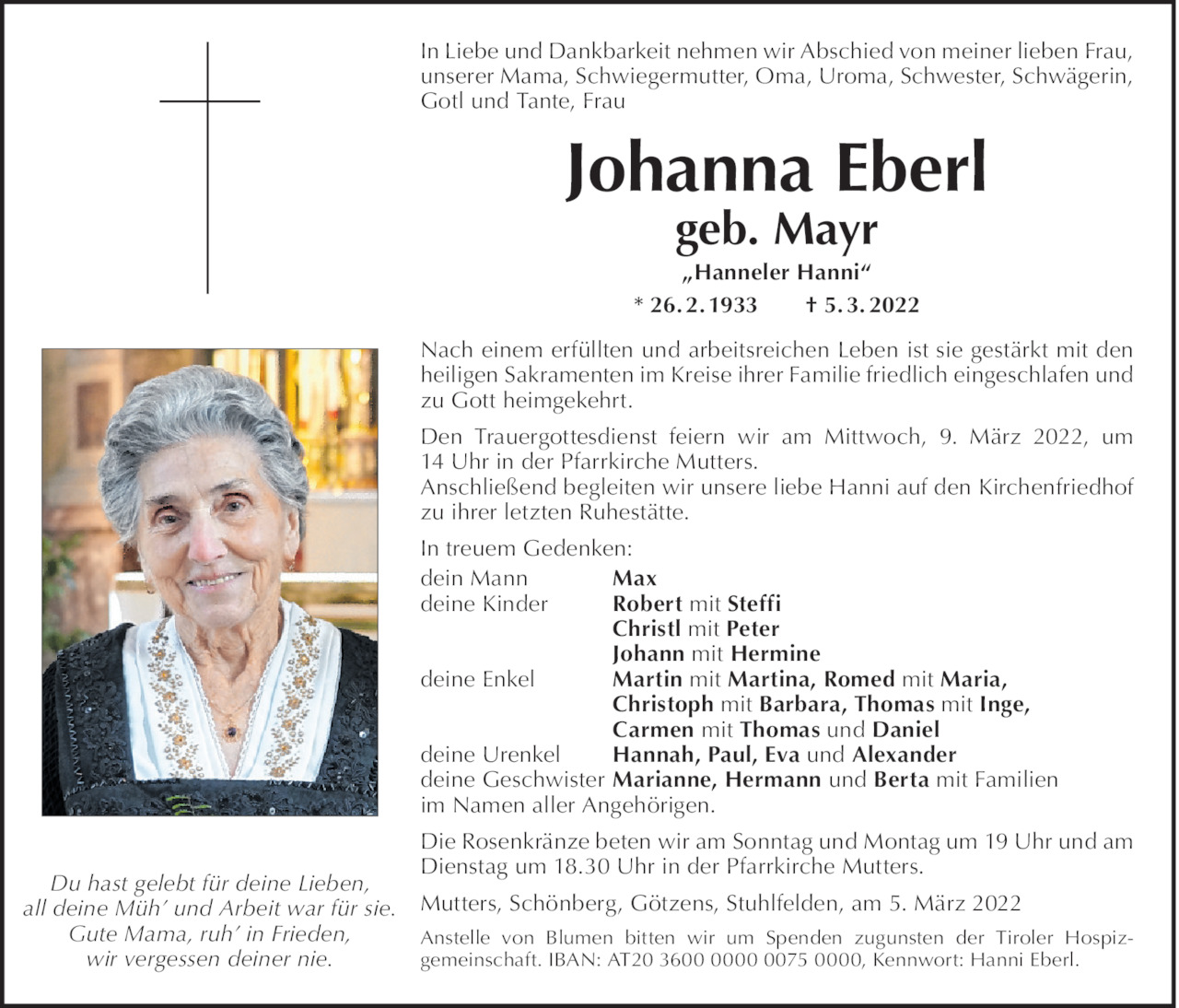 Johanna Eberl Bild