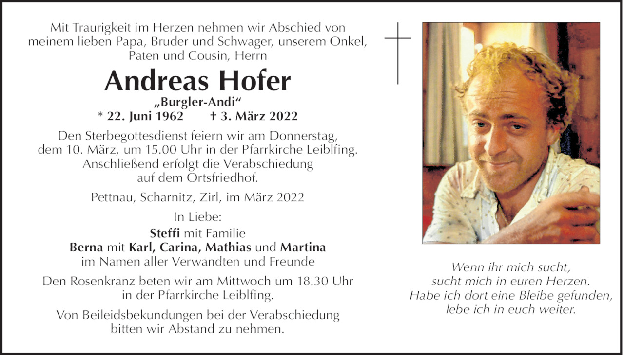 Andreas Hofer Bild
