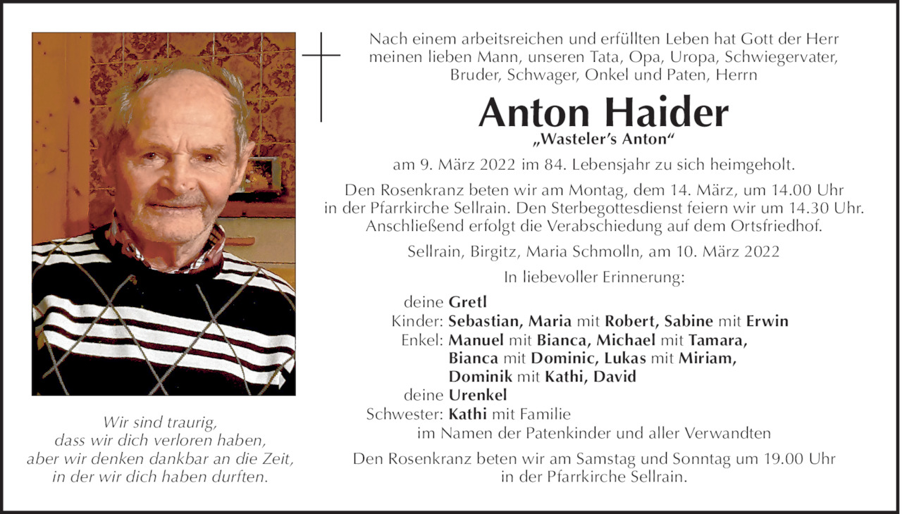 Anton Haider Bild