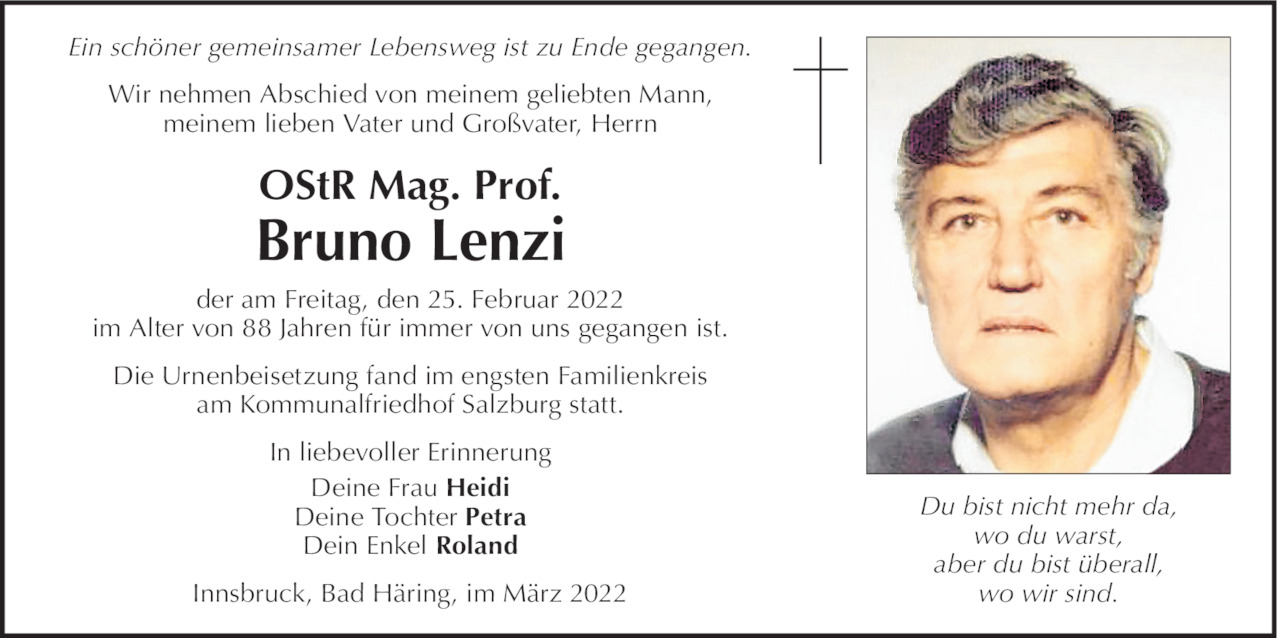 Bruno Lenzi Bild