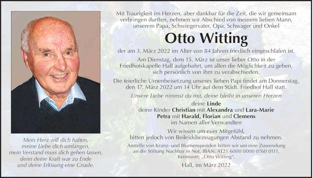 Otto Witting Bild