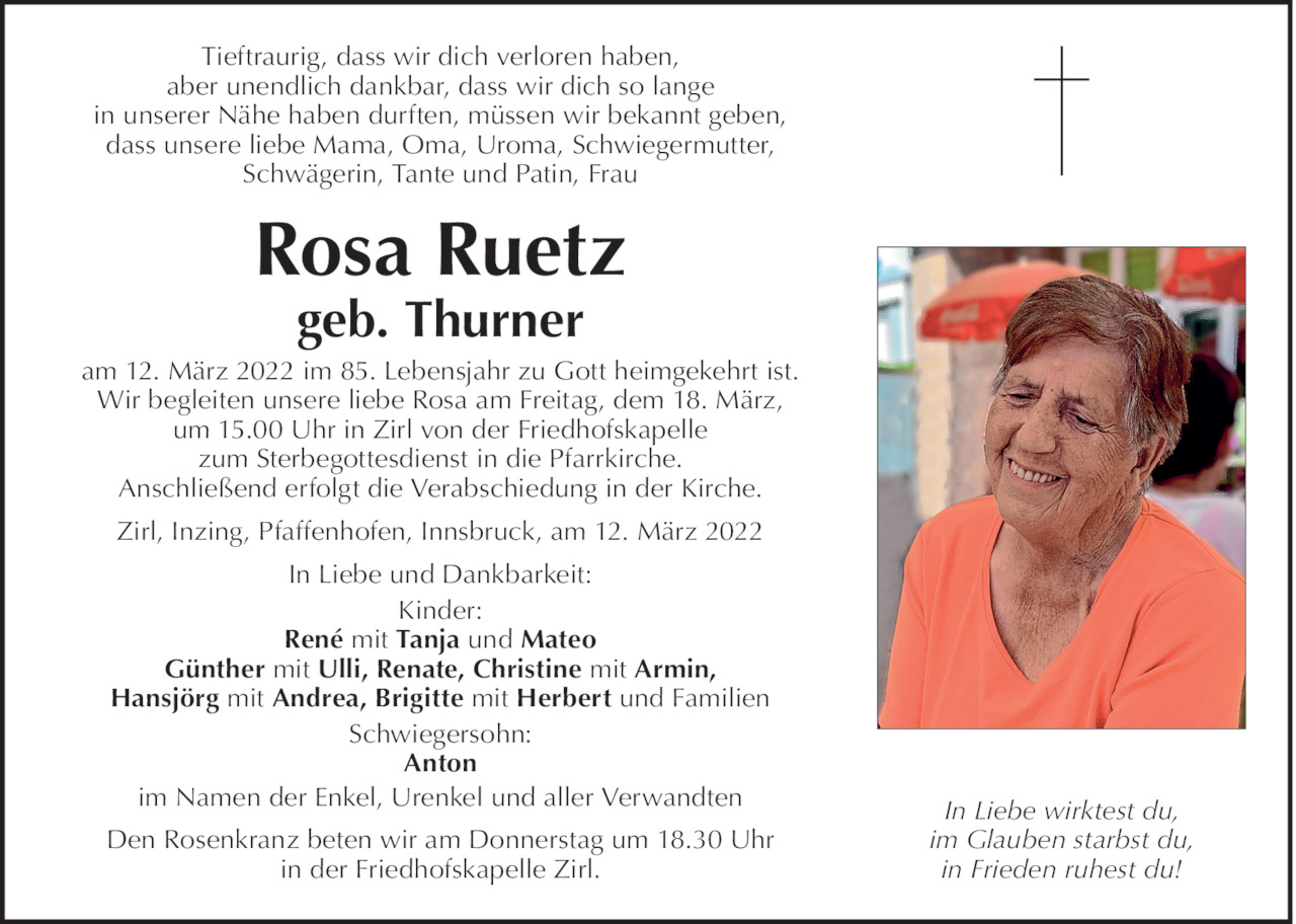 Rosa Ruetz Bild