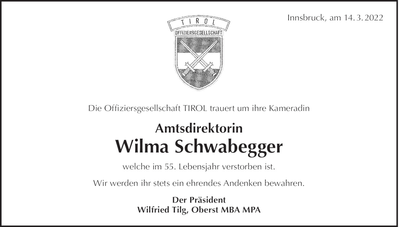 Wilma Schwabegger Bild