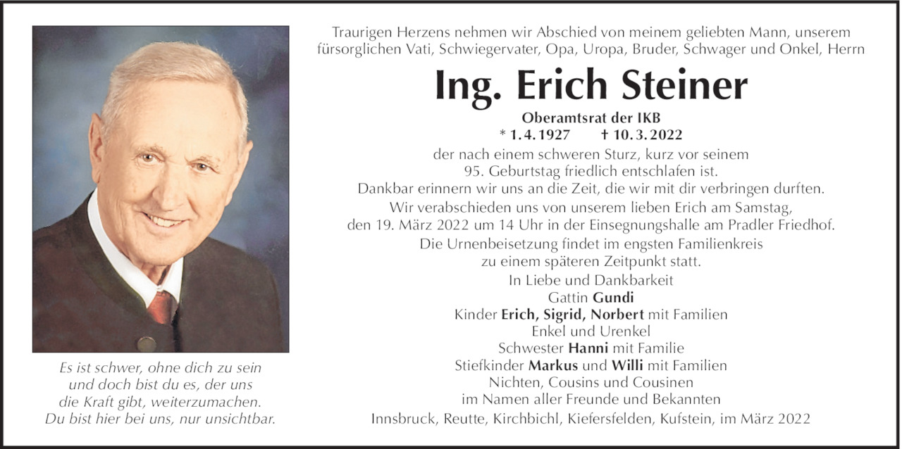 Erich Steiner Bild