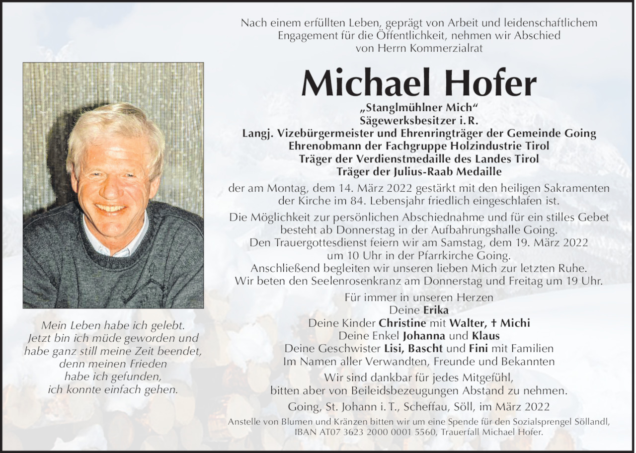 Michael Hofer Bild