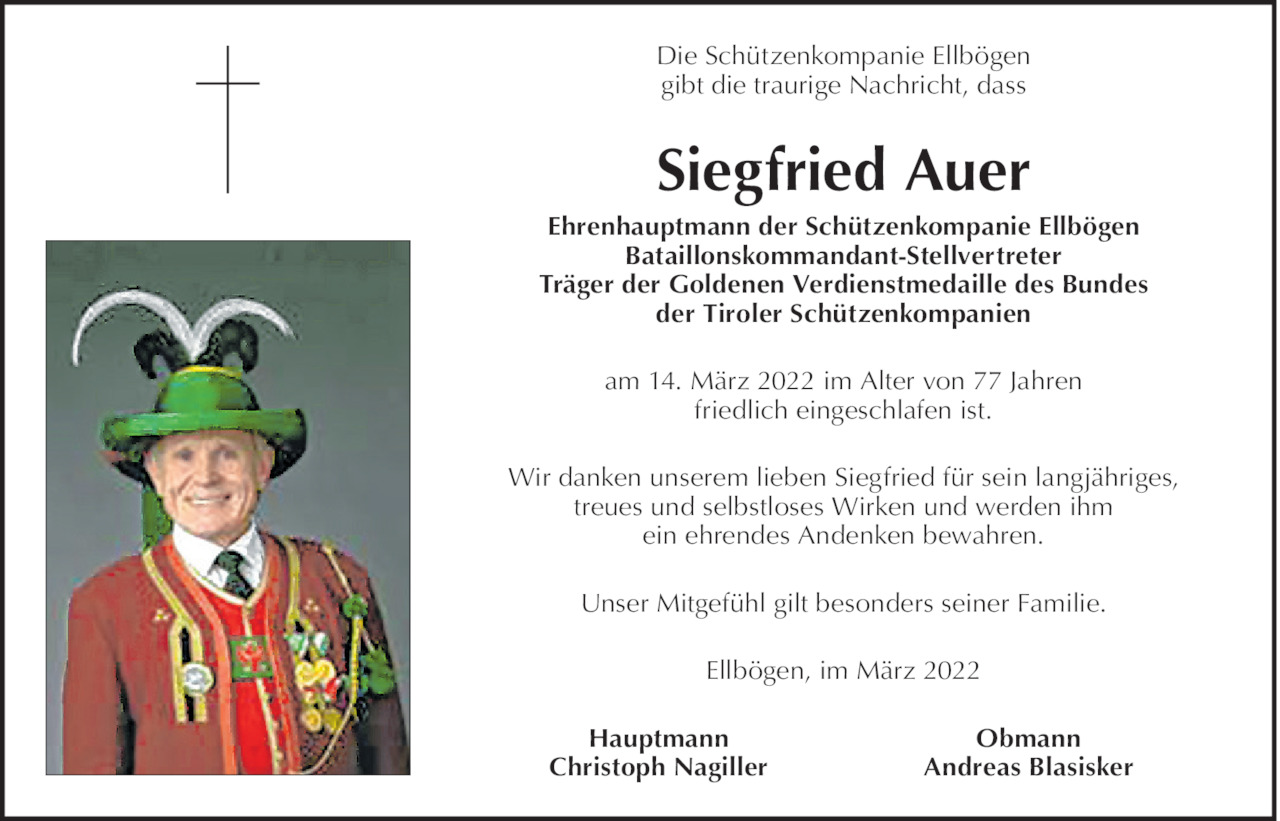 Siegfried Auer Bild